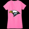 Ladies' Jersey Short-Sleeve Deep V-Neck T-Shirt Thumbnail