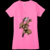 Ladies' Jersey Short-Sleeve Deep V-Neck T-Shirt Thumbnail
