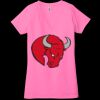 Ladies' Jersey Short-Sleeve Deep V-Neck T-Shirt Thumbnail