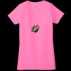 Ladies' Jersey Short-Sleeve Deep V-Neck T-Shirt Thumbnail