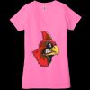 Ladies' Jersey Short-Sleeve Deep V-Neck T-Shirt Thumbnail