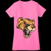 Ladies' Jersey Short-Sleeve Deep V-Neck T-Shirt Thumbnail