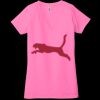 Ladies' Jersey Short-Sleeve Deep V-Neck T-Shirt Thumbnail