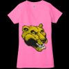 Ladies' Jersey Short-Sleeve Deep V-Neck T-Shirt Thumbnail
