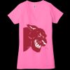 Ladies' Jersey Short-Sleeve Deep V-Neck T-Shirt Thumbnail