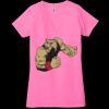 Ladies' Jersey Short-Sleeve Deep V-Neck T-Shirt Thumbnail