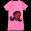 Ladies' Jersey Short-Sleeve Deep V-Neck T-Shirt Thumbnail
