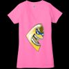 Ladies' Jersey Short-Sleeve Deep V-Neck T-Shirt Thumbnail