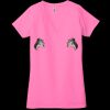 Ladies' Jersey Short-Sleeve Deep V-Neck T-Shirt Thumbnail