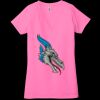 Ladies' Jersey Short-Sleeve Deep V-Neck T-Shirt Thumbnail