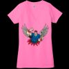 Ladies' Jersey Short-Sleeve Deep V-Neck T-Shirt Thumbnail