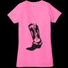 Ladies' Jersey Short-Sleeve Deep V-Neck T-Shirt Thumbnail