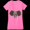 Ladies' Jersey Short-Sleeve Deep V-Neck T-Shirt Thumbnail