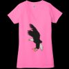 Ladies' Jersey Short-Sleeve Deep V-Neck T-Shirt Thumbnail