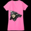Ladies' Jersey Short-Sleeve Deep V-Neck T-Shirt Thumbnail