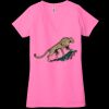 Ladies' Jersey Short-Sleeve Deep V-Neck T-Shirt Thumbnail