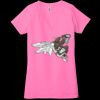 Ladies' Jersey Short-Sleeve Deep V-Neck T-Shirt Thumbnail