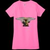 Ladies' Jersey Short-Sleeve Deep V-Neck T-Shirt Thumbnail