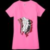 Ladies' Jersey Short-Sleeve Deep V-Neck T-Shirt Thumbnail