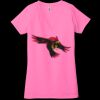 Ladies' Jersey Short-Sleeve Deep V-Neck T-Shirt Thumbnail