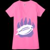 Ladies' Jersey Short-Sleeve Deep V-Neck T-Shirt Thumbnail