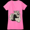 Ladies' Jersey Short-Sleeve Deep V-Neck T-Shirt Thumbnail
