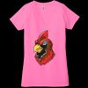 Ladies' Jersey Short-Sleeve Deep V-Neck T-Shirt Thumbnail