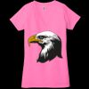 Ladies' Jersey Short-Sleeve Deep V-Neck T-Shirt Thumbnail