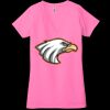 Ladies' Jersey Short-Sleeve Deep V-Neck T-Shirt Thumbnail