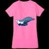 Ladies' Jersey Short-Sleeve Deep V-Neck T-Shirt Thumbnail