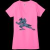 Ladies' Jersey Short-Sleeve Deep V-Neck T-Shirt Thumbnail