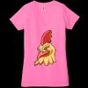 Ladies' Jersey Short-Sleeve Deep V-Neck T-Shirt Thumbnail
