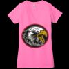 Ladies' Jersey Short-Sleeve Deep V-Neck T-Shirt Thumbnail