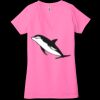 Ladies' Jersey Short-Sleeve Deep V-Neck T-Shirt Thumbnail
