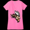 Ladies' Jersey Short-Sleeve Deep V-Neck T-Shirt Thumbnail