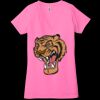 Ladies' Jersey Short-Sleeve Deep V-Neck T-Shirt Thumbnail