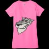 Ladies' Jersey Short-Sleeve Deep V-Neck T-Shirt Thumbnail