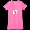 Ladies' Jersey Short-Sleeve Deep V-Neck T-Shirt Thumbnail