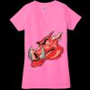 Ladies' Jersey Short-Sleeve Deep V-Neck T-Shirt Thumbnail