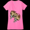 Ladies' Jersey Short-Sleeve Deep V-Neck T-Shirt Thumbnail