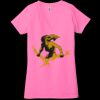 Ladies' Jersey Short-Sleeve Deep V-Neck T-Shirt Thumbnail