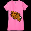 Ladies' Jersey Short-Sleeve Deep V-Neck T-Shirt Thumbnail