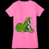 Ladies' Jersey Short-Sleeve Deep V-Neck T-Shirt Thumbnail