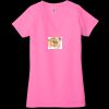 Ladies' Jersey Short-Sleeve Deep V-Neck T-Shirt Thumbnail