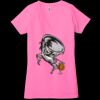 Ladies' Jersey Short-Sleeve Deep V-Neck T-Shirt Thumbnail