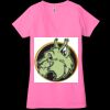 Ladies' Jersey Short-Sleeve Deep V-Neck T-Shirt Thumbnail