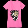 Ladies' Jersey Short-Sleeve Deep V-Neck T-Shirt Thumbnail