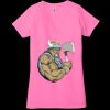 Ladies' Jersey Short-Sleeve Deep V-Neck T-Shirt Thumbnail