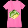 Ladies' Jersey Short-Sleeve Deep V-Neck T-Shirt Thumbnail