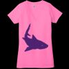 Ladies' Jersey Short-Sleeve Deep V-Neck T-Shirt Thumbnail